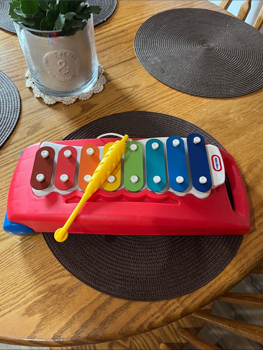 Little Tikes Red Rainbow Xylophone - Colorful Kids Musical Toy